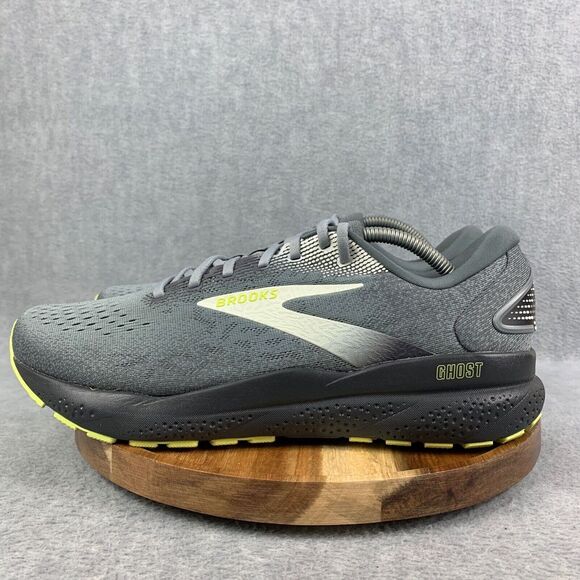 Brooks Ghost 16 Shoes Mens Size 11 2E Wide Gray Sneakers Running Athletic Gym - Picture 4 of 10